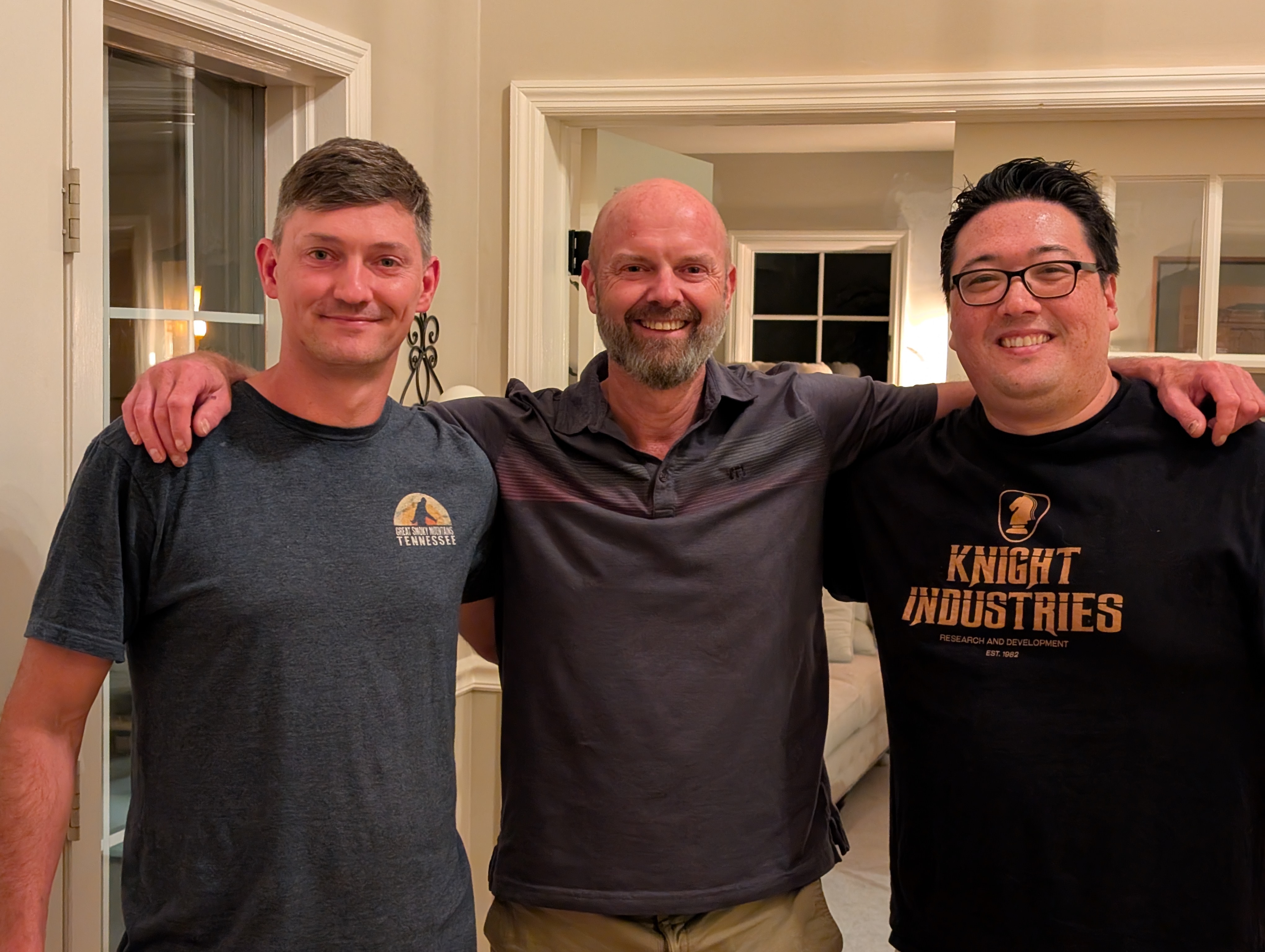 Lucas Adkins, Brian Bohanna, and Jeff MacMillan, the three partners of Knight Technology Services.